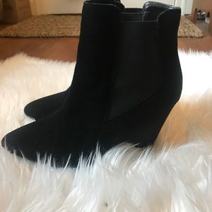 Charles David wedge booties